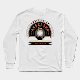 ANDERSEN Name Style Long Sleeve T-Shirt